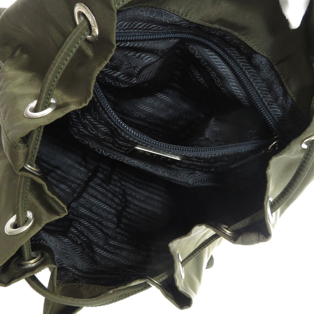 Prada logo plate Backpack Rucksack Daypack - Picture 5 of 11